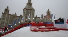 Кубок мира по сноуборду 07.03.2009, флаги-удочки и баннеры нашего производства